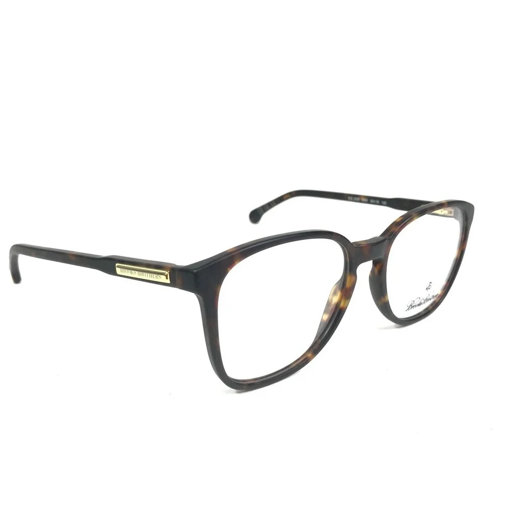 Brooks Brothers Eyeglasses Frames B.B.2023 6065 Tortoise Gold Square 54-18-140